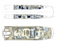 36m Catamaran Motor Yacht - Plan
